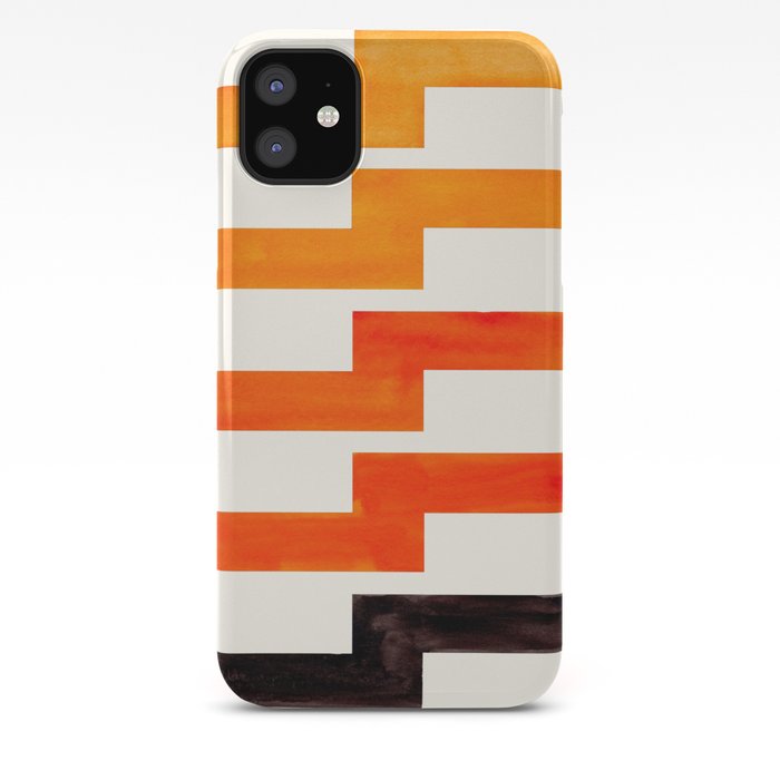 Minimal Orange on Black iPhone 11 case Minimal Orange on Black iPhone 11 case