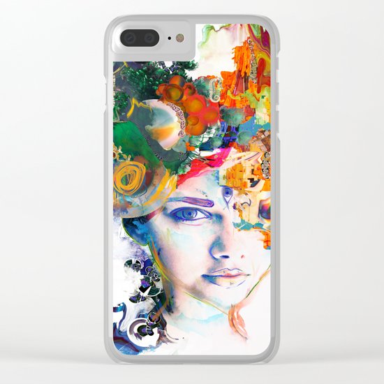 Untouched Presence Clear iPhone Case
