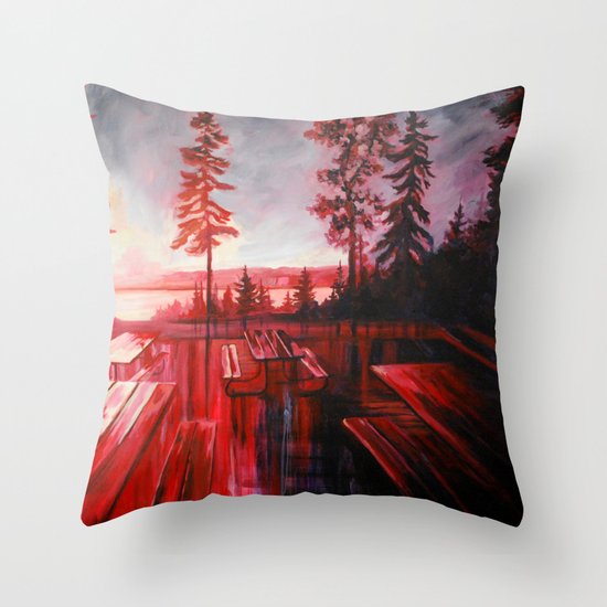 Night After Night Throw Pillow
