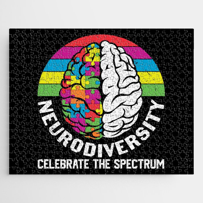 Neurodiversity Celebrate The Spectrum Autism Awareness Jigsaw Puzzle