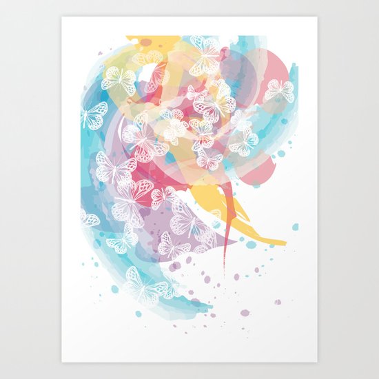 Butterflies Art Print