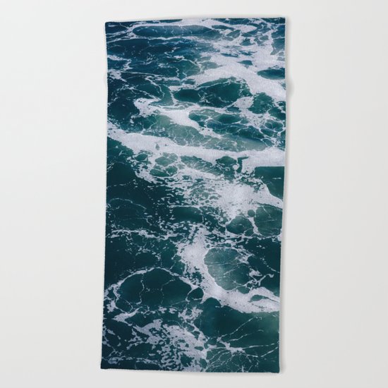 Ocean Marble #texture Beach Towel