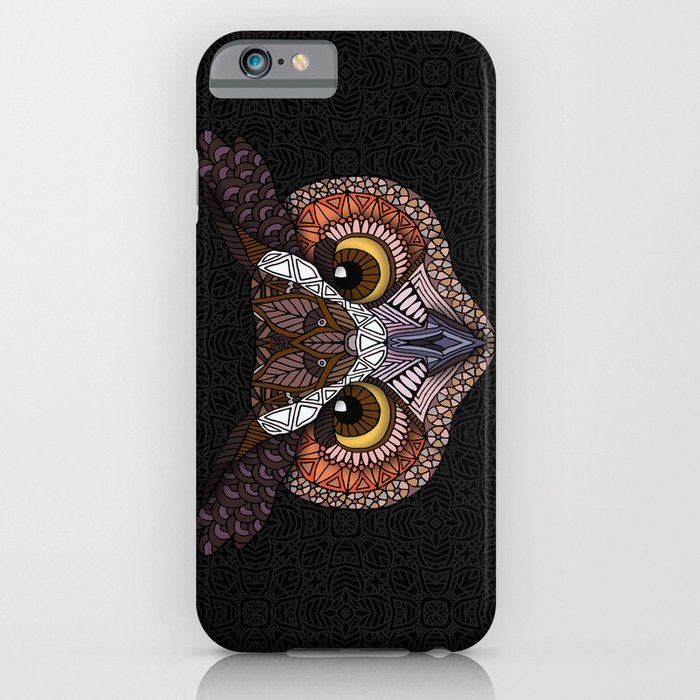 Great Horned Owl Head iPhone Case