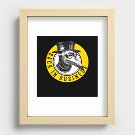 Plague Doctor Back In Business Steampunk Recessed Framed Print