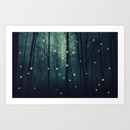 Enchanted Trees Art Print