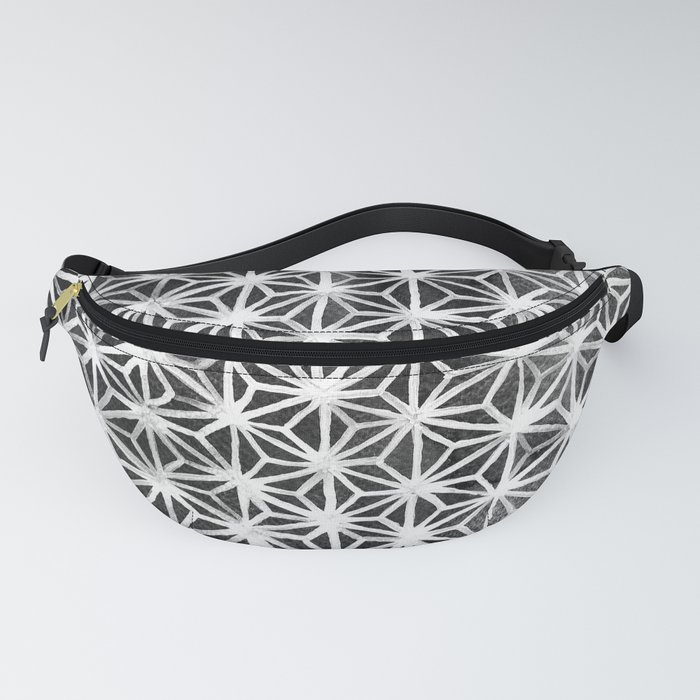 Diamond Star in black and white Fanny Pack