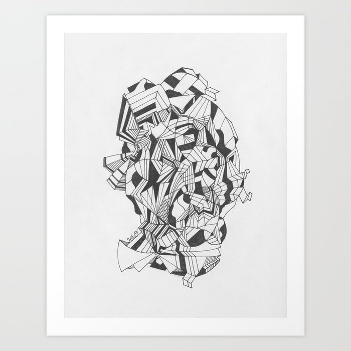 Art of Geometry 6 Art Print