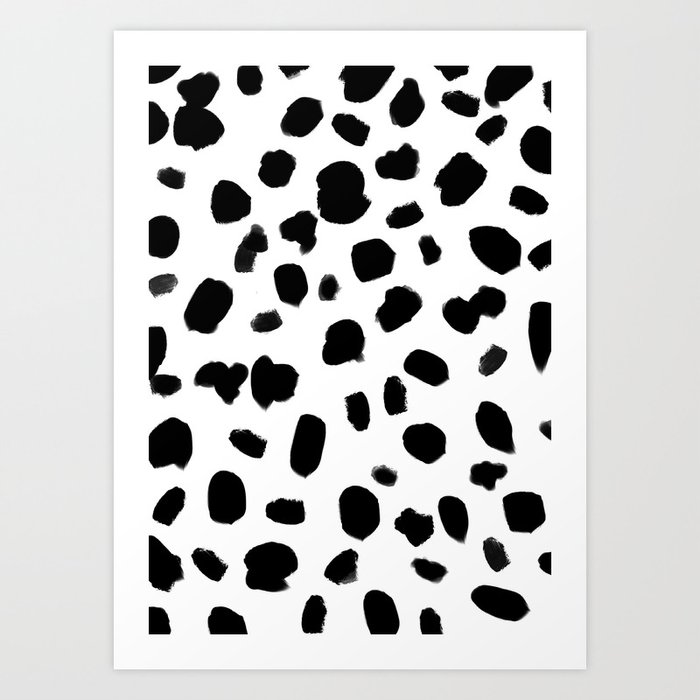 Dalmation Spots Art Print