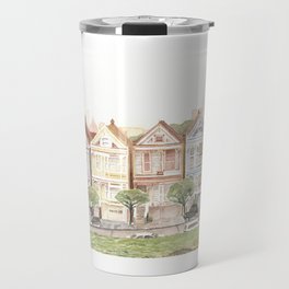 Painted Ladies on our Wedding Day Travel Mug