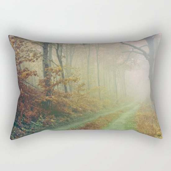 Autumn Road Rectangular Pillow