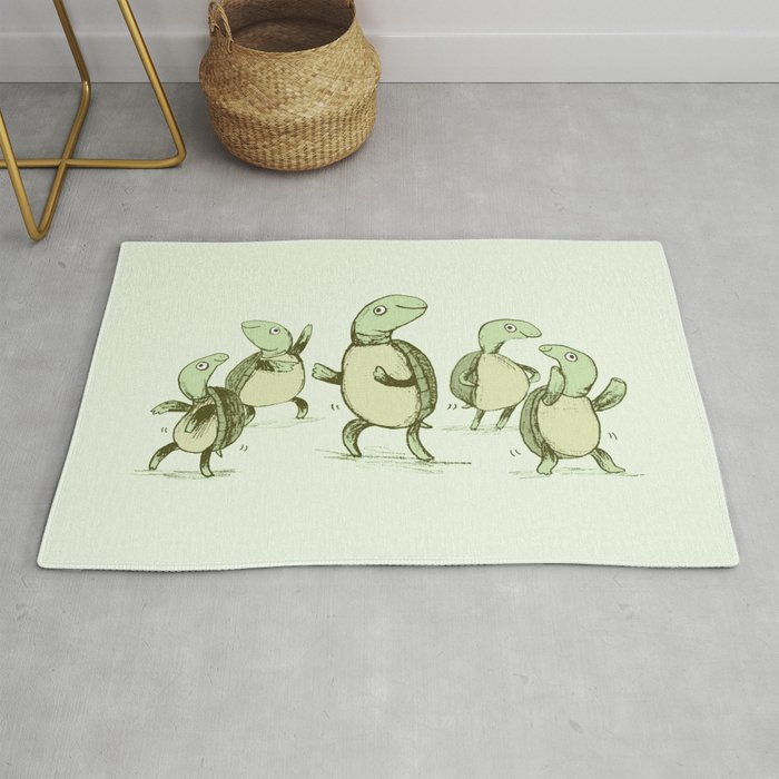 Dancing Turtles Rug