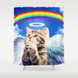 Rainbow Cat Shower Curtains For Any Bathroom Decor Society6