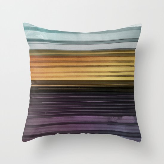 Amanda Wants Stripes Throw Pillow