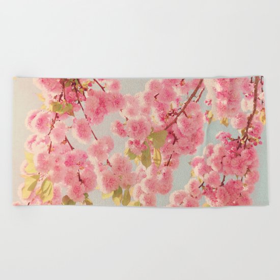 spring blossoms Beach Towel