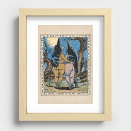 The witching hour Recessed Framed Print
