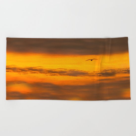 sunset Beach Towel
