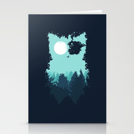 Winter Owl Stationery Cards