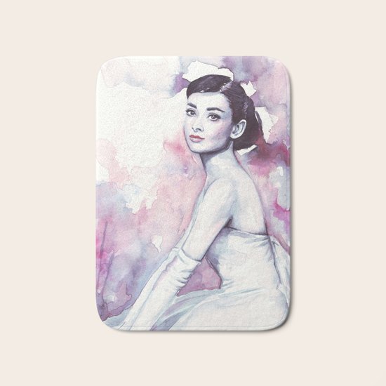 Audrey Hepburn Bath Mat