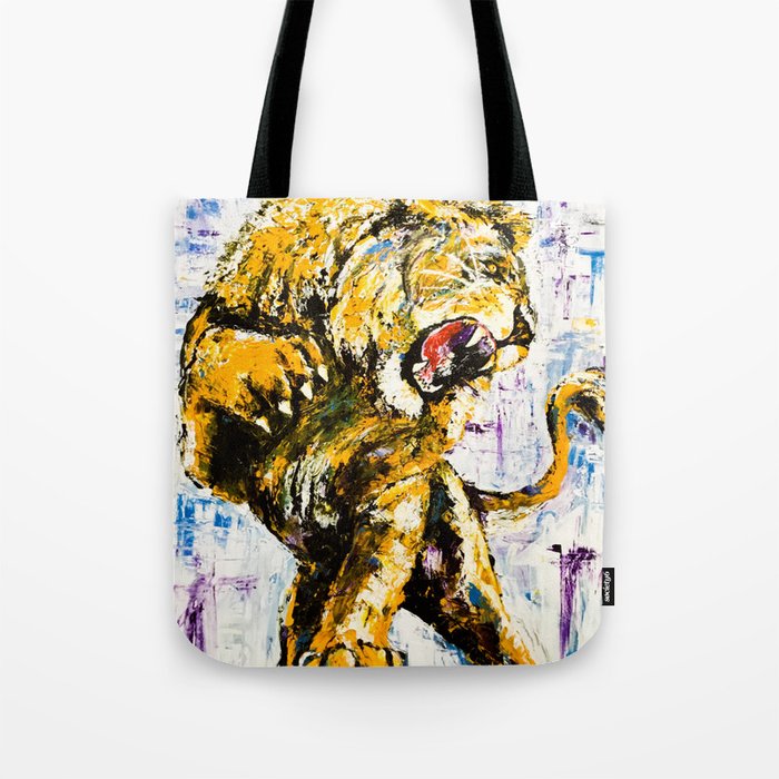 Carmine the Lion Tote Bag