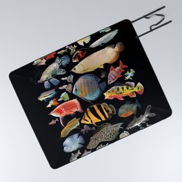 Freshwater tropical fish Picnic Blanket