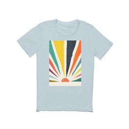 Rainbow ray T Shirt | Sun, Whimsical, Sunshine, Geo, Pop Art, Summer, Sunrise, Rainbow, Curated, Bright 