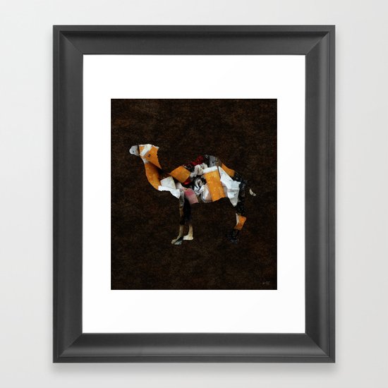Camel Collage 3 Framed Art Print