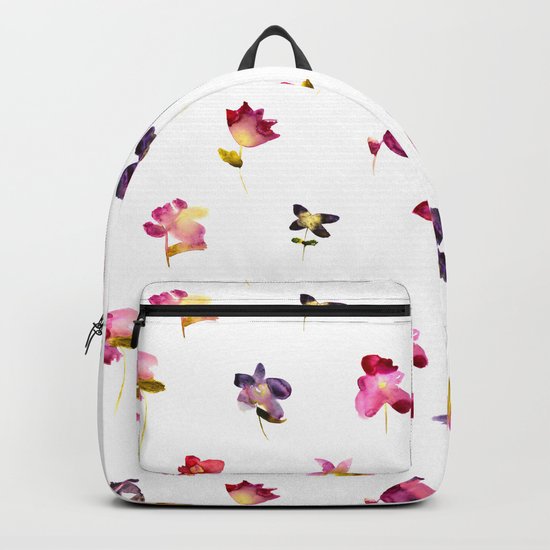 Watercolor flowers Backpack