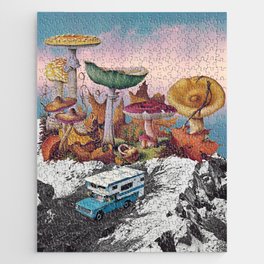 Good Trip Jigsaw Puzzle | Surrealism, Plant, Curated, Lsd, Truck, Mountain, Car, Digital, Holiday, Fungi 