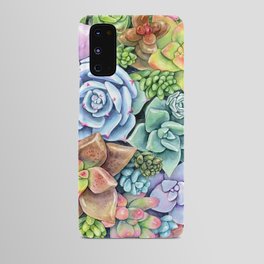 Watercolor Succulent Garden #49 Android Case
