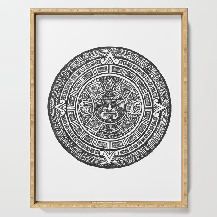 Aztec Roots Serving Tray