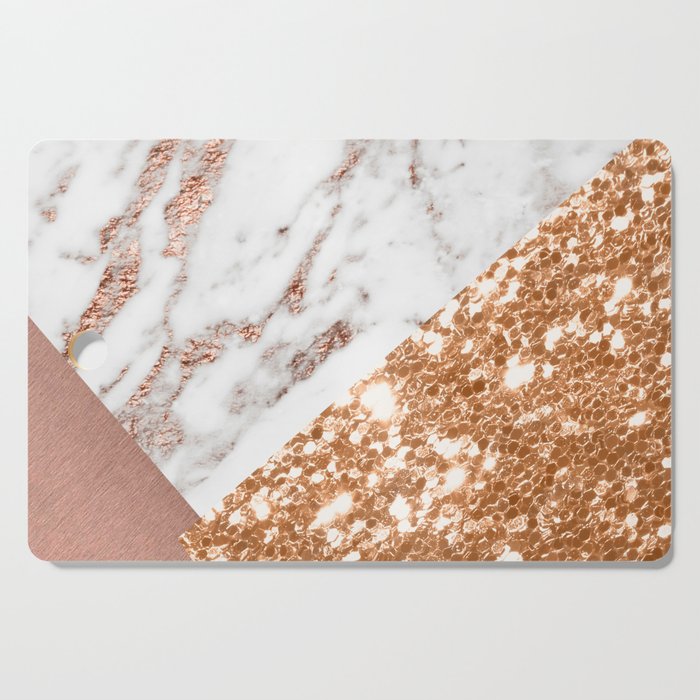 Layers of rose gold Cutting Board