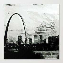 St. Louis Noir Canvas Print