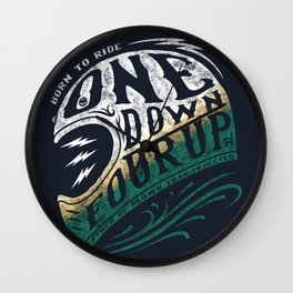 Born To Ride ODFU "Cafe Racer" Wall Clock | Quotation, Graphicdesign, Apparel, Biker, Vintage, Decoration, Borntoride, Club, Motorcycle, Caferacer 