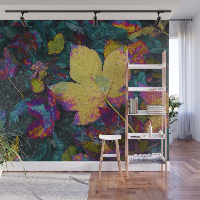 Colorful Autumn Leaves Wall Mural