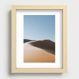Golden Hour + Sand Dunes Recessed Framed Print