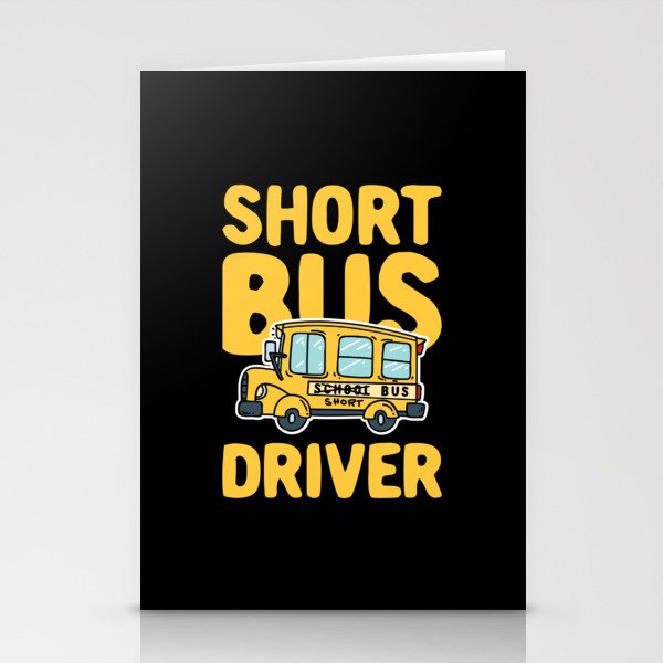 Short Bus Driver Stationery Cards