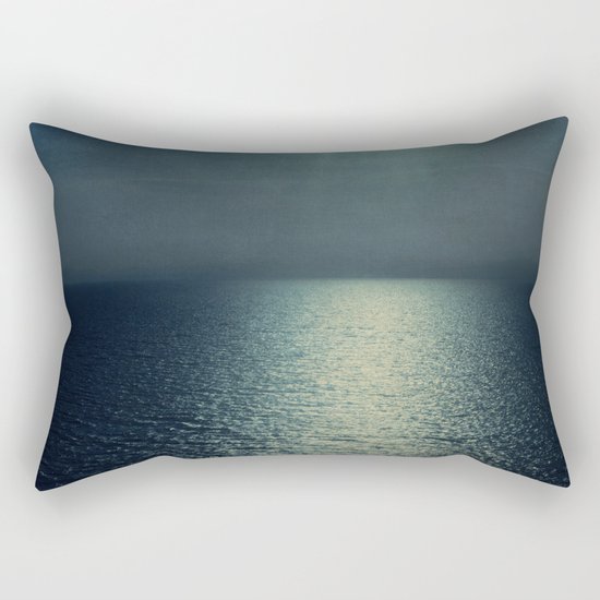 sea - sunset blue Rectangular Pillow