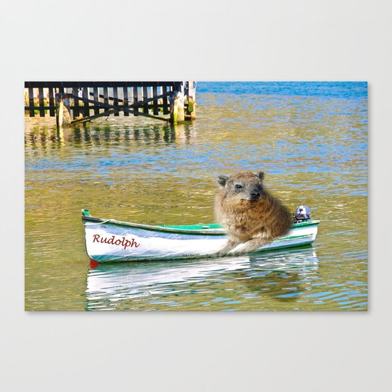 Rudolph at Sea Canvas Print