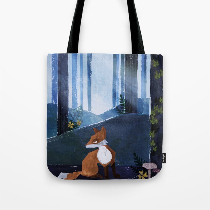 Forest Fox Tote Bag