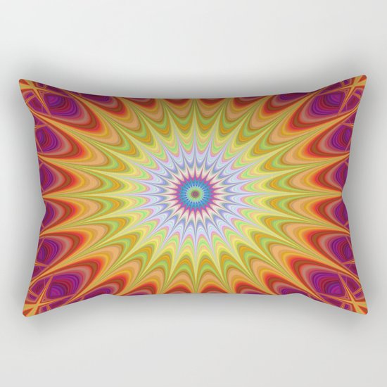 Mandala sun Rectangular Pillow