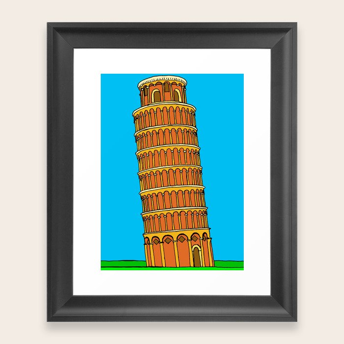 leaning tower of pisa drawing, leaning tower of pisa art, leaning tower