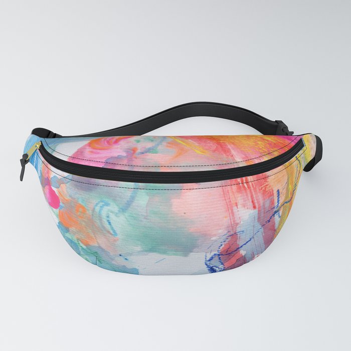 abstract rainbow N.o 3 Fanny Pack