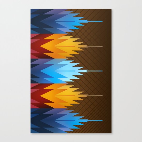 Navajo Fire & Ice Canvas Print