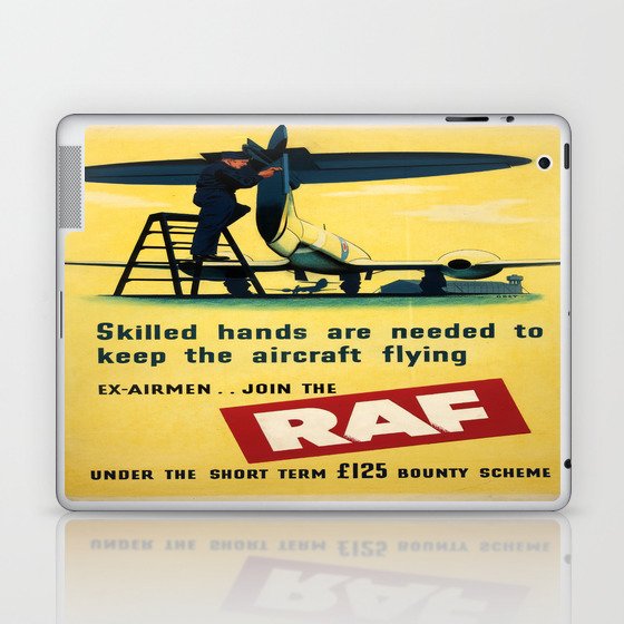 Vintage poster - Royal Air Force Laptop & iPad Skin