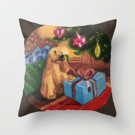 Under the tree Throw Pillow