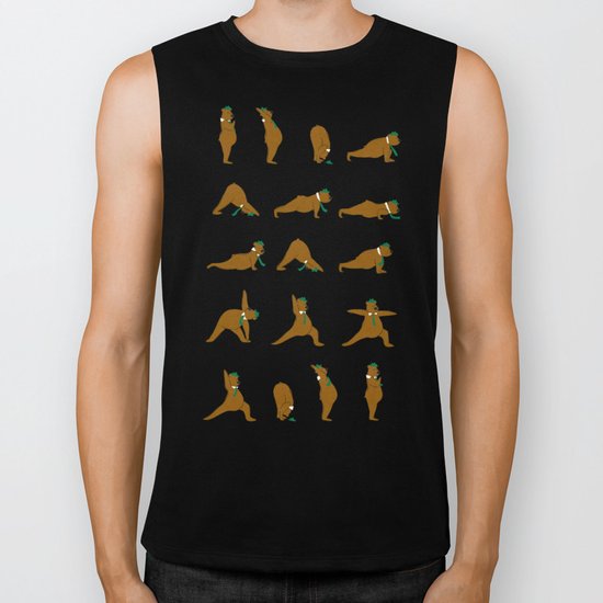 Yoga Bear - Classic Biker Tank