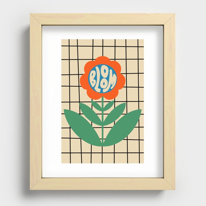 Bloom  Recessed Framed Print