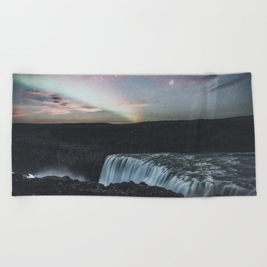 Dettifoss, Iceland II Beach Towel
