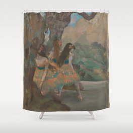 Edgar Degas - Ballet Dancers Shower Curtain