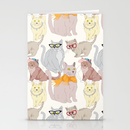 Accessory Cats Stationery Cards